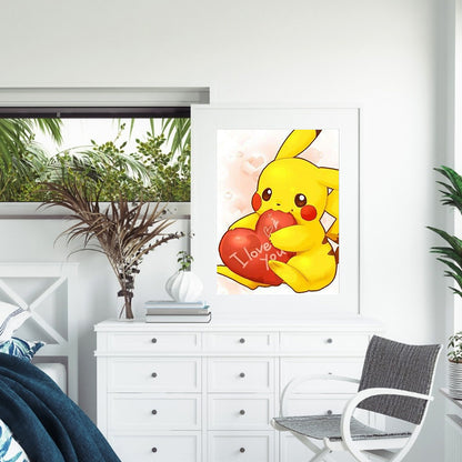 Pikachu - Full Round Drill Diamond Painting 30*40CM