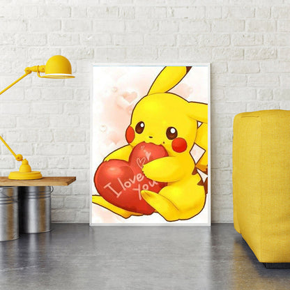 Pikachu - Full Round Drill Diamond Painting 30*40CM