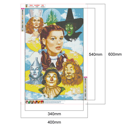 Character - Full Round Drill Diamond Painting 40*60CM