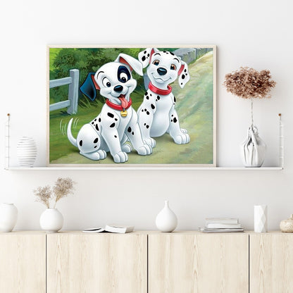 Dog - Full Round Drill Diamond Painting 30*40CM