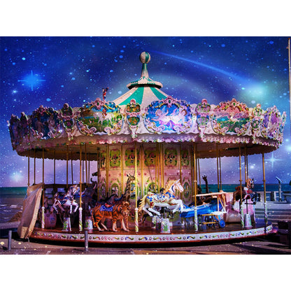 Carousel View - Full Round Drill Diamond Painting 60*50CM