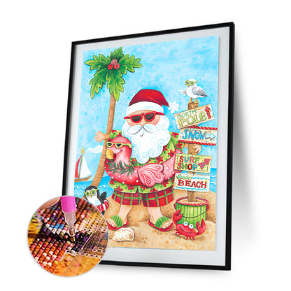 Santa Claus - Full Round Drill Diamond Painting 30*40CM