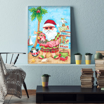 Santa Claus - Full Round Drill Diamond Painting 30*40CM