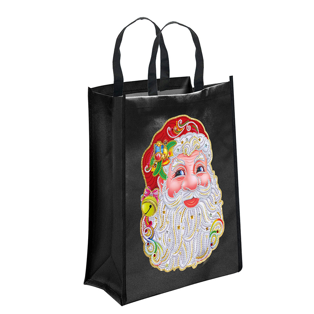 DIY Christmas Iron-on Transfer Diamond Painting Kit Resin Eco Shopping Bag