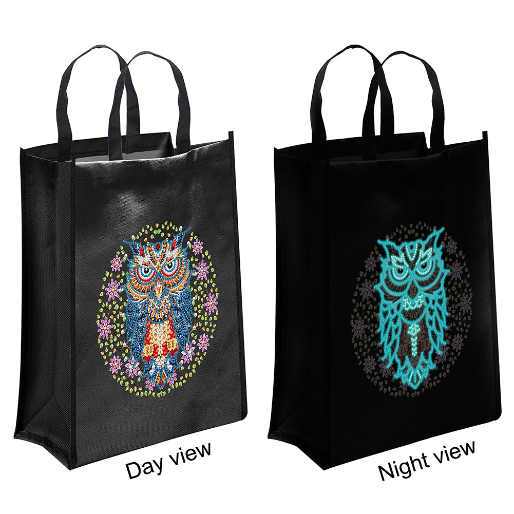 Halloween Iron on Transfer Shoulder Bag Luminous Diamond Painting Kit Bag