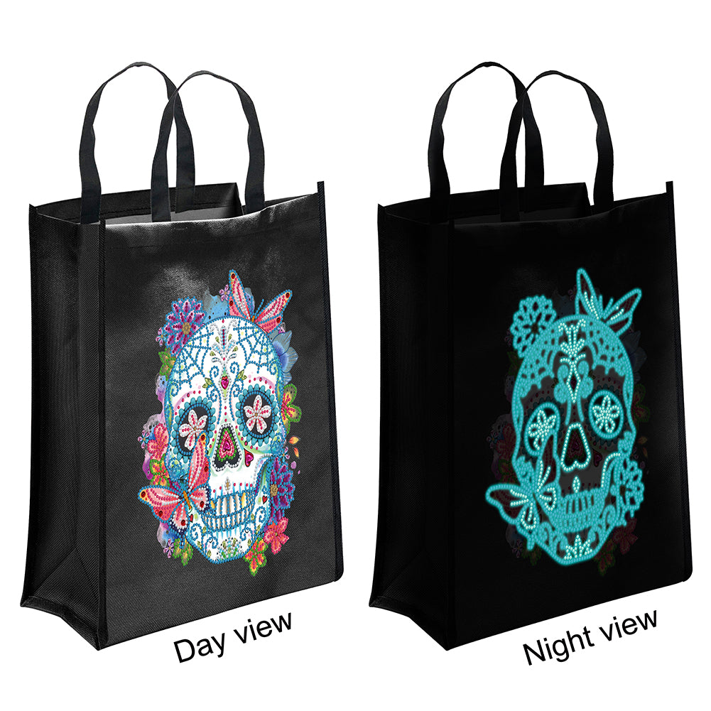 Halloween Iron on Transfer Shoulder Bag Luminous Diamond Painting Kit Bag