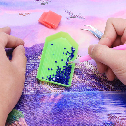 DIY Diamond Painting Tools Point Drill Pen Trays Dics Storage Box Racks