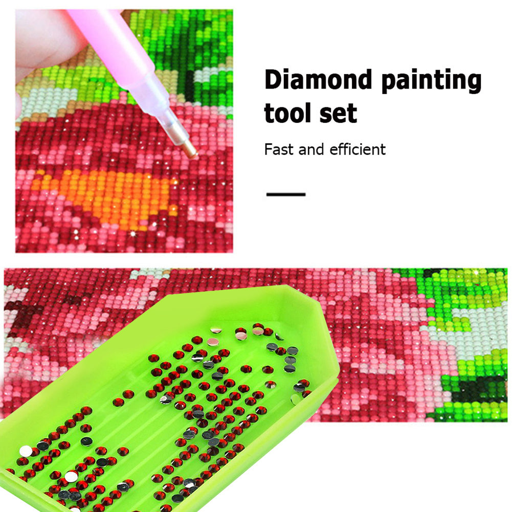 DIY Diamond Painting Tools Point Drill Pen Trays Dics Storage Box Racks