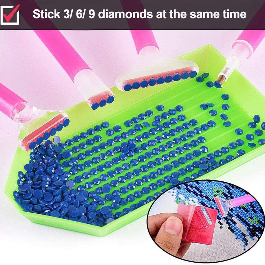DIY Diamond Painting Tools Point Drill Pen Trays Dics Storage Box Racks