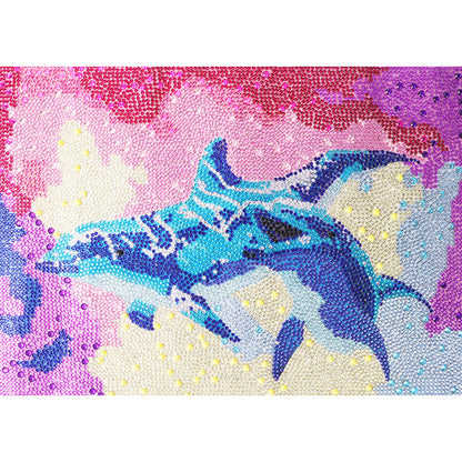 Dolphin - Special Shaped Drill Diamond Painting 40*30CM