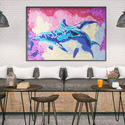 Dolphin - Special Shaped Drill Diamond Painting 40*30CM