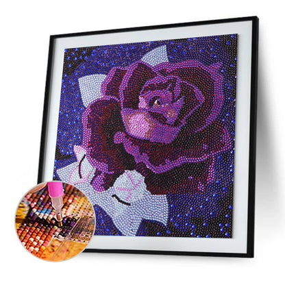 Rose - Special Shaped Drill Diamond Painting 30*30CM