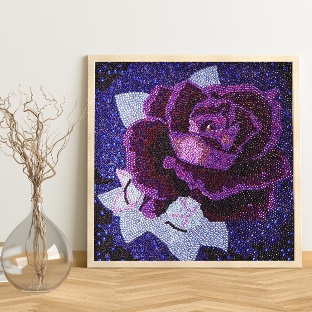 Rose - Special Shaped Drill Diamond Painting 30*30CM