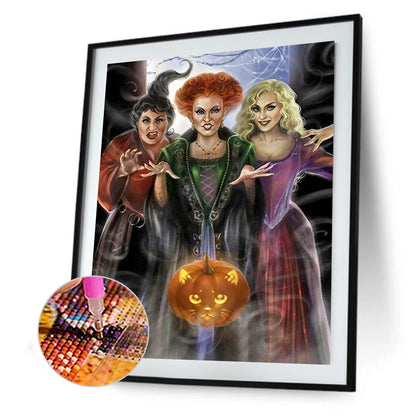 Halloween - Full Round Drill Diamond Painting 30*40CM