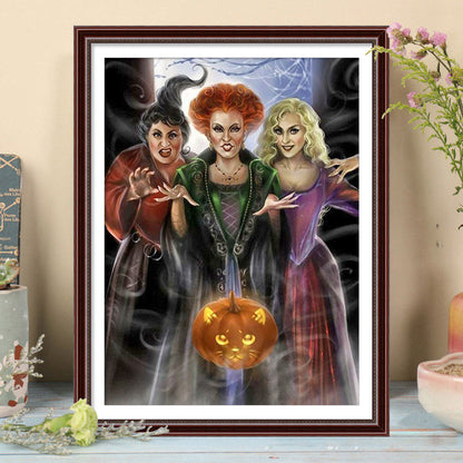 Halloween - Full Round Drill Diamond Painting 30*40CM