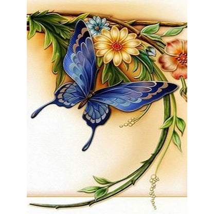 Butterfly - Full Round Drill Diamond Painting 30*40CM