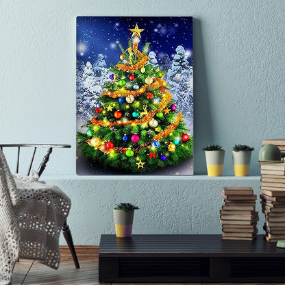 Christmas Tree - Full Round Drill Diamond Painting 30*40CM