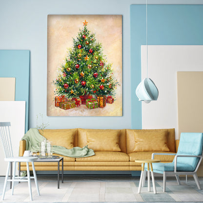 Christmas Tree - Full Round Drill Diamond Painting 30*40CM