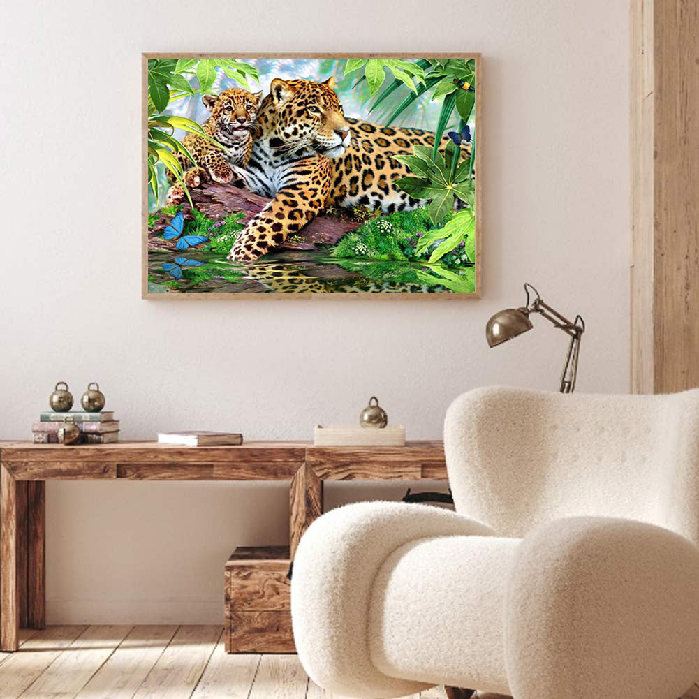 Tiger - Full Square Drill Diamond Painting 40*30CM