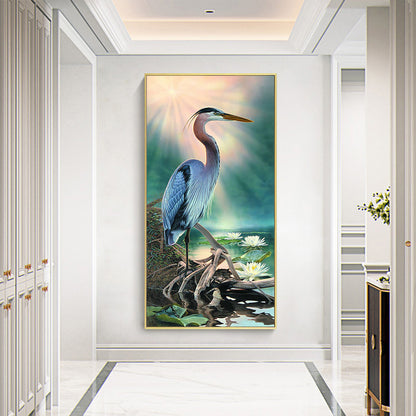 Exquisite Crane - Full Round Drill Diamond Painting 40*85CM