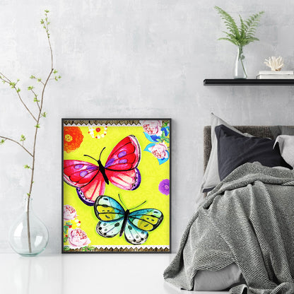 Butterfly - Full Round Drill Diamond Painting 30*40CM