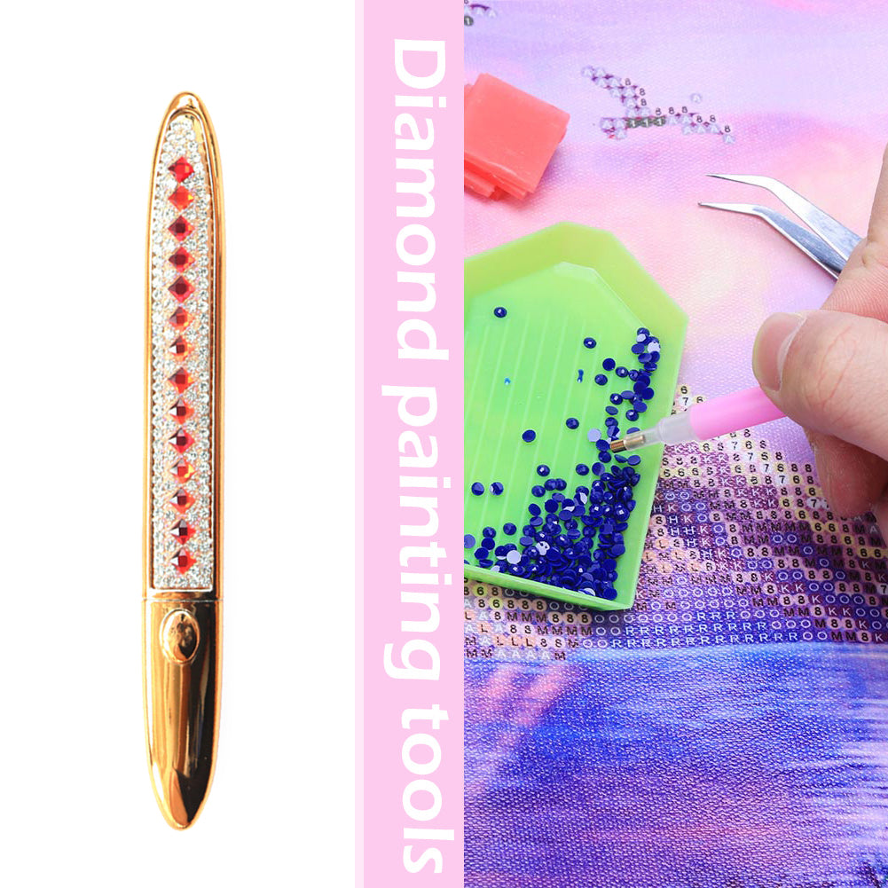 5D Diamond Painting Drills Pen Handmade Resin Crystal Point Tools Accessory