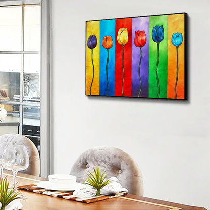 Tulips - Full Round Drill Diamond Painting 40*30CM