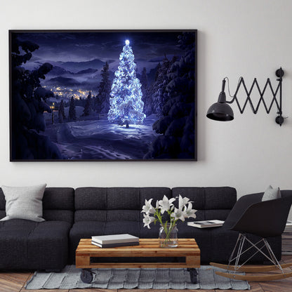 Snowy Christmas - Full Round Drill Diamond Painting 60*40CM