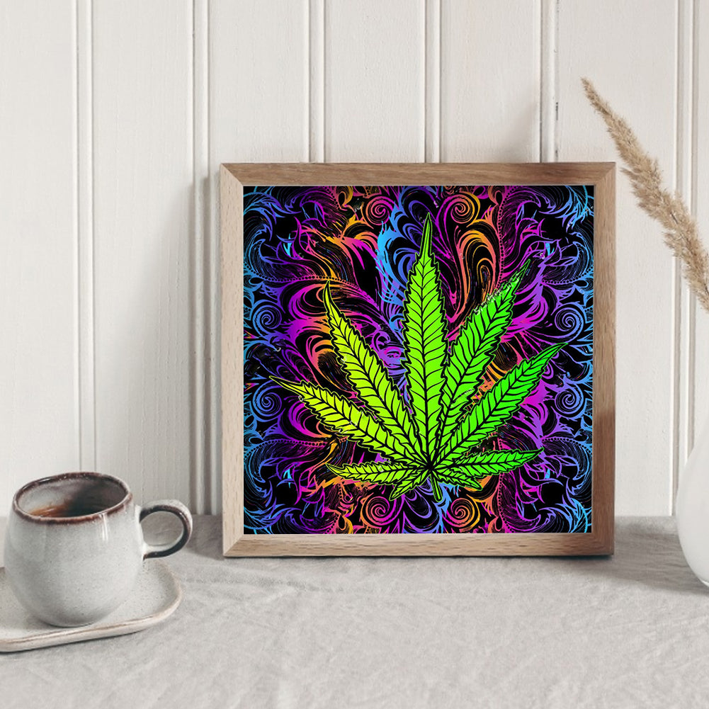 Leaf - Full Round Drill Diamond Painting 30*30CM