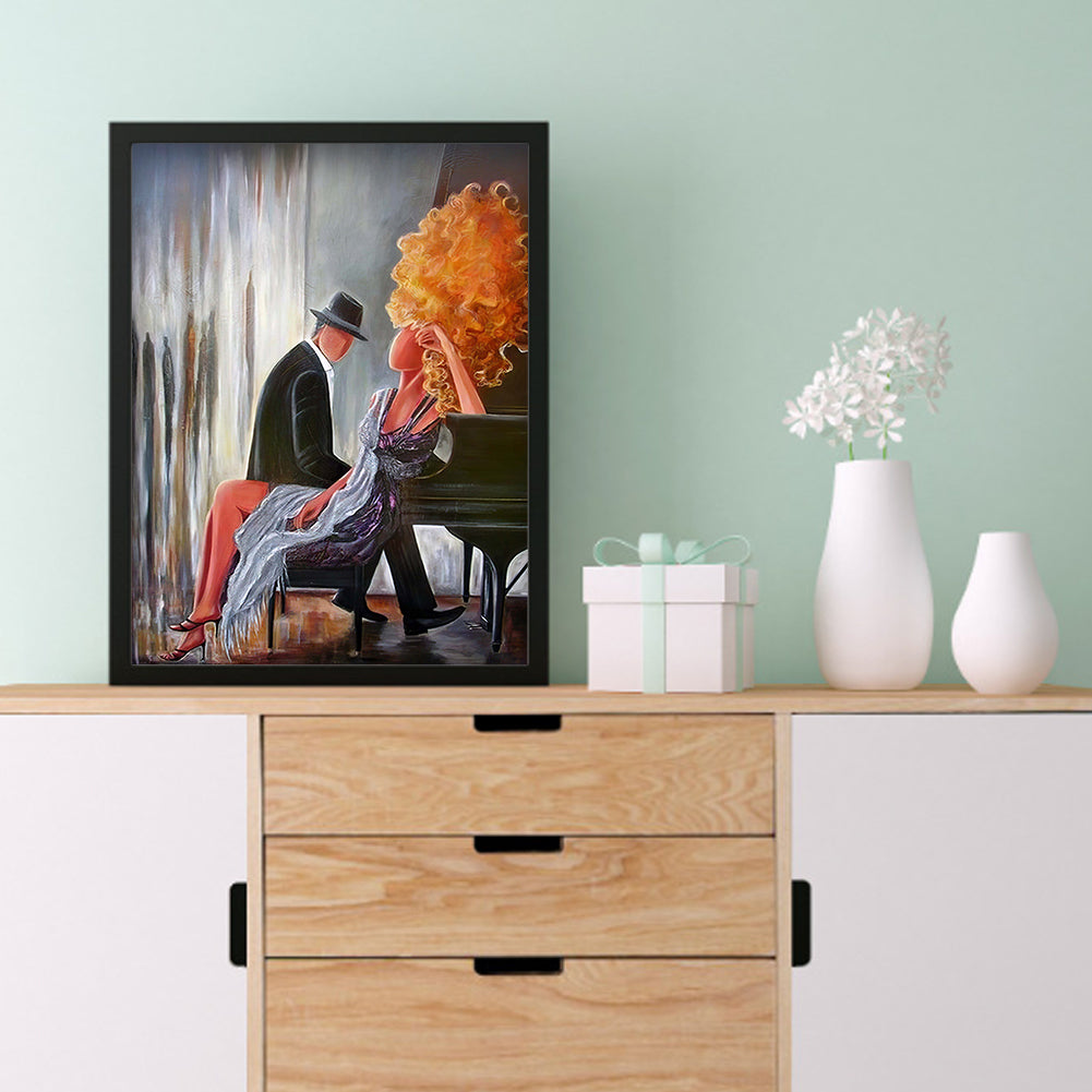 Faceless Woman - Full Round Drill Diamond Painting 30*40CM