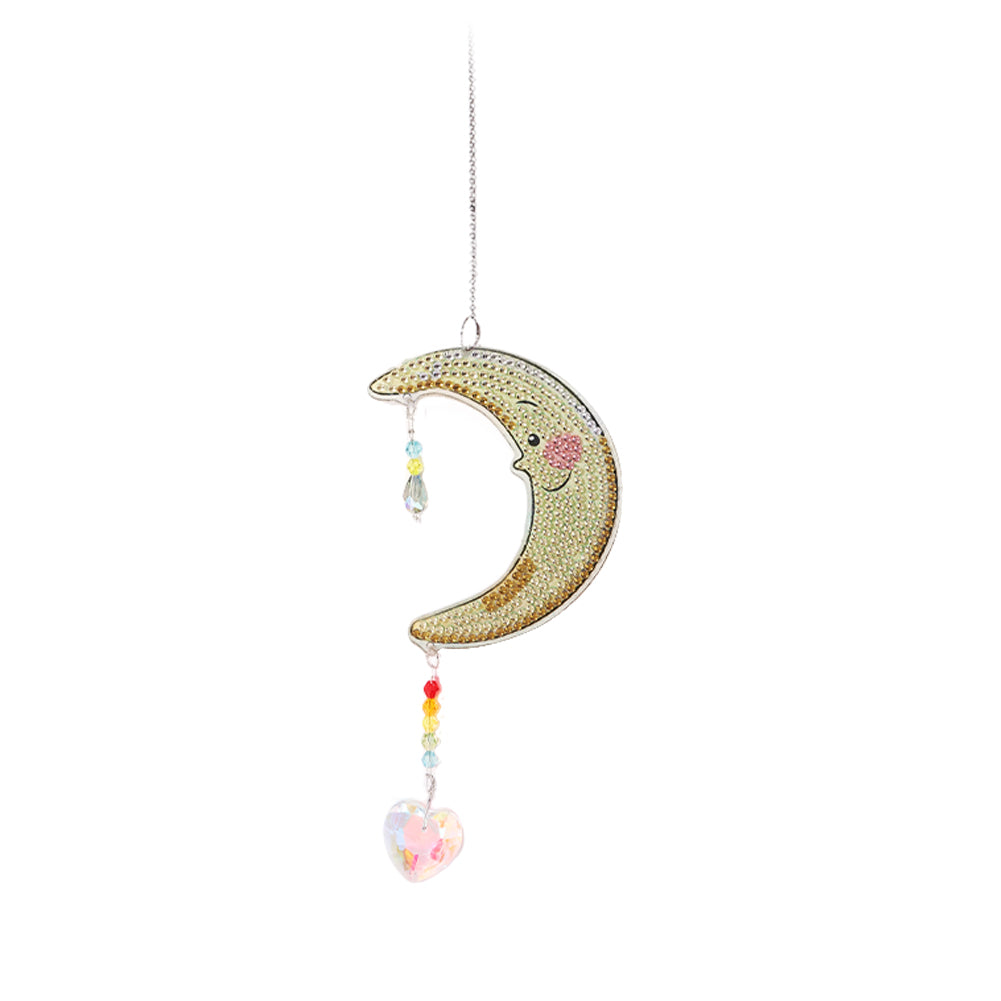 Crystal Diamond Pendant Light Catching Jewelry Wind Chime DIY Ornaments