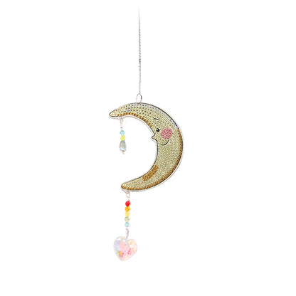 Crystal Diamond Pendant Light Catching Jewelry Wind Chime DIY Ornaments