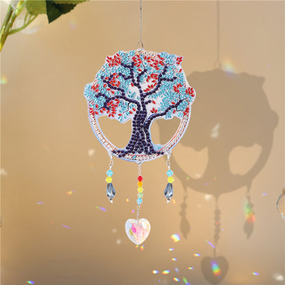 Crystal Diamond Pendant Light Catching Jewelry Wind Chime DIY Ornaments