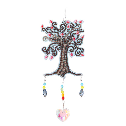 Crystal Diamond Pendant Light Catching Jewelry Wind Chime DIY Ornaments