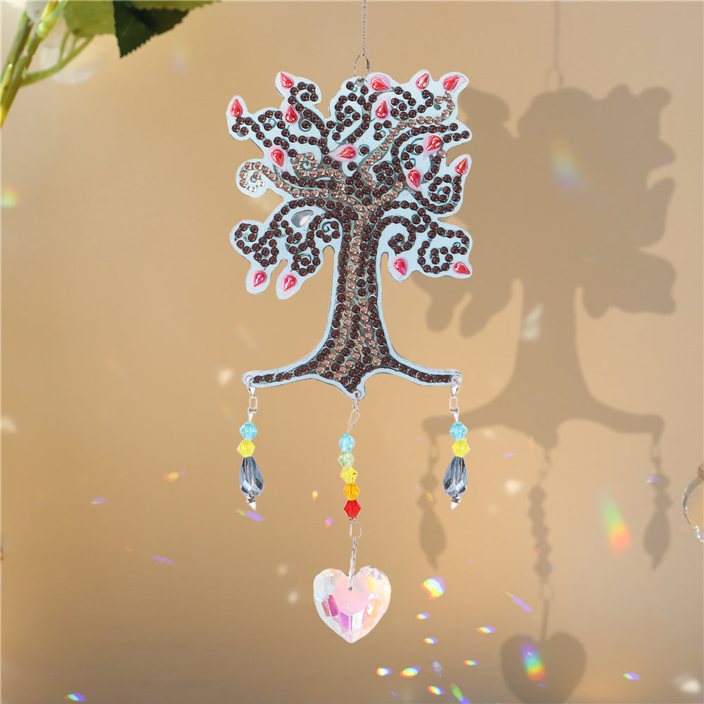 Crystal Diamond Pendant Light Catching Jewelry Wind Chime DIY Ornaments