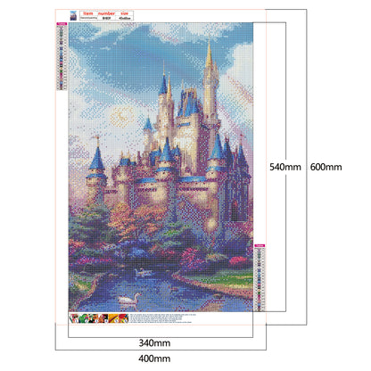 Castle - Full Round Drill Diamond Painting 40*60CM