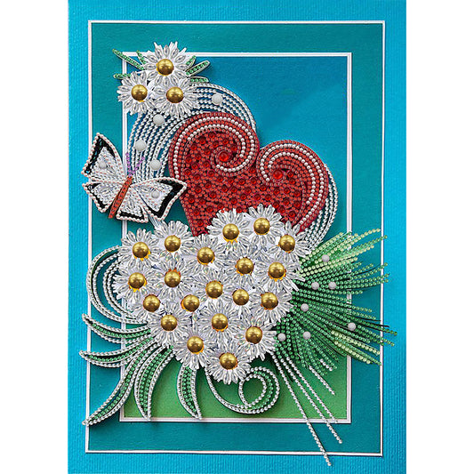 Daisy - Special Shaped Drill Diamond Painting 30*40CM