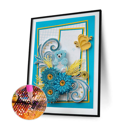 Daisy - Special Shaped Drill Diamond Painting 30*40CM