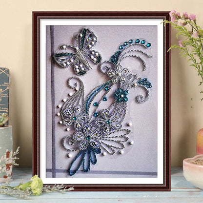 Paper Flower - Special Shaped Drill Diamond Painting 30*40CM