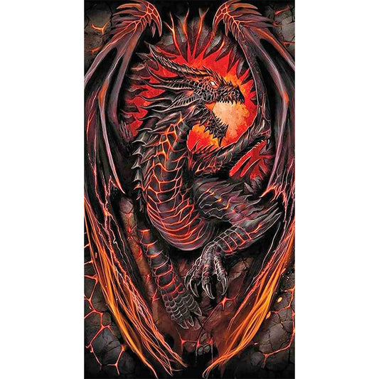 Dragon - Full Round Drill Diamond Painting 45*80CM