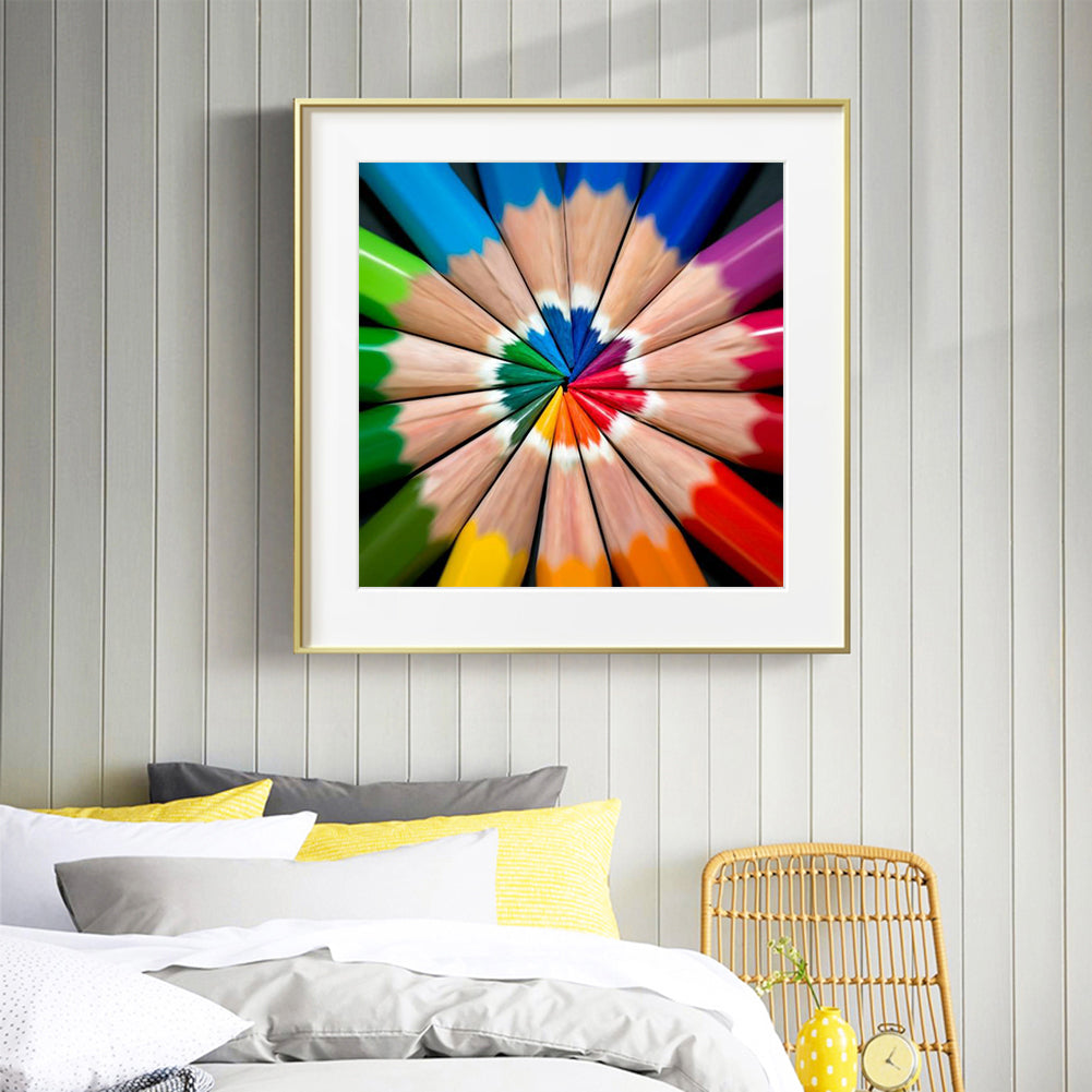 Pencil - Full Round Drill Diamond Painting 30*30CM