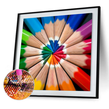 Pencil - Full Round Drill Diamond Painting 30*30CM
