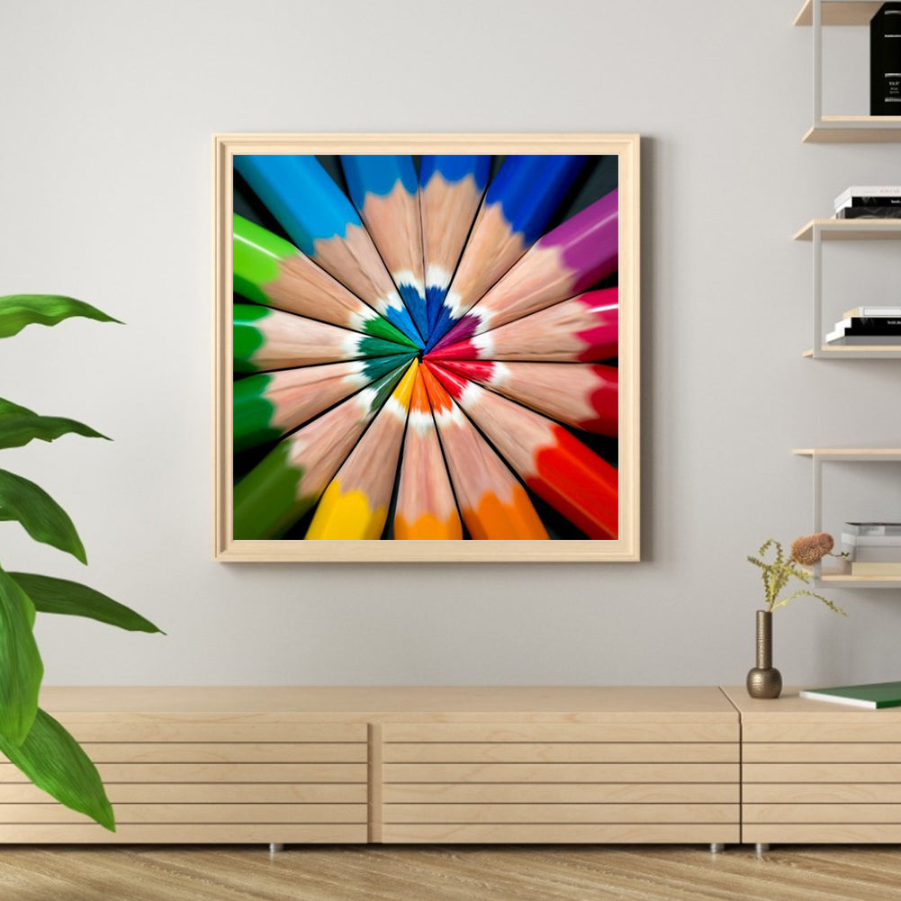 Pencil - Full Round Drill Diamond Painting 30*30CM