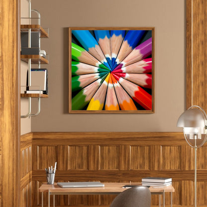 Pencil - Full Round Drill Diamond Painting 30*30CM