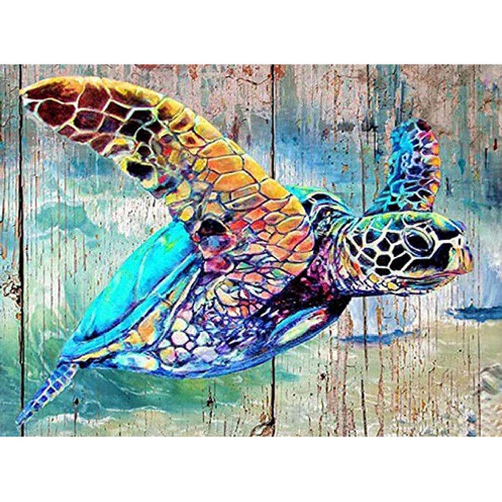 Sea Turtle - Full Round Drill Diamond Painting 40*30CM