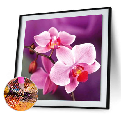 Flower - Full Round Drill Diamond Painting 30*30CM