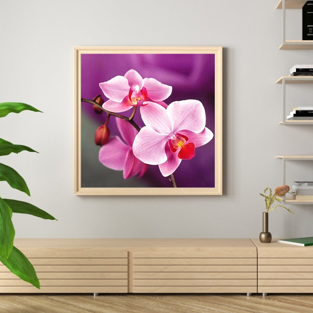 Flower - Full Round Drill Diamond Painting 30*30CM