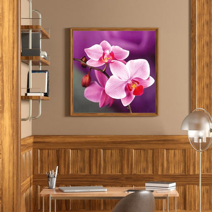 Flower - Full Round Drill Diamond Painting 30*30CM