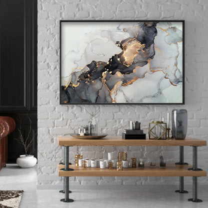 Gold leaf - Full Round Drill Diamond Painting 40*30CM