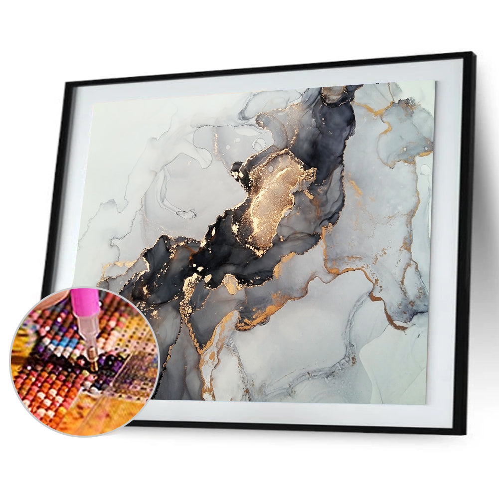 Gold leaf - Full Round Drill Diamond Painting 40*30CM